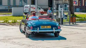 Zlot fanów Mercedesa, Giżycko, kwiecień 2024 r. - zdjęcie 37