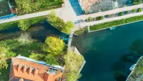 Węgorzewo z lotu ptaka, kwiecień 2024 r. - zdjęcie 12