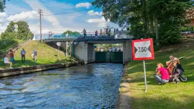 Śluza Guzianka I przed remontem, sierpień 2018 rok - zdjęcie 18