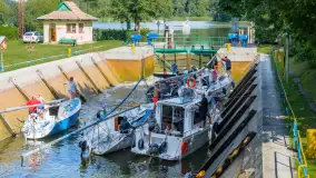 Śluza Guzianka I przed remontem, sierpień 2018 rok - zdjęcie 37