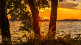 Zachód słońca w przystani Rajcocha, lipiec 2024 r. - zdjęcie 18