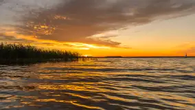 Zachód słońca w przystani Rajcocha, lipiec 2024 r. - zdjęcie 16