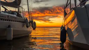 Zachód słońca w przystani Rajcocha, lipiec 2024 r. - zdjęcie 31