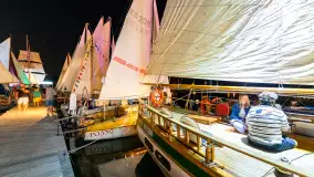 XXV Zlot Klubu Jacht Oldtimer, zdjęcia nocne, sierpień 2024 r. - zdjęcie 11