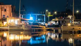 Przystań Nautica nocą, wrzesień 2024 r. - zdjęcie 26