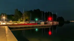 Przystań Nautica nocą, wrzesień 2024 r. - zdjęcie 18