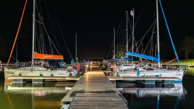 Przystań Nautica nocą, wrzesień 2024 r. - zdjęcie 49