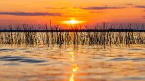 Sierpniony zachód nad jeziorem Dargin 2024 - zdjęcie 10