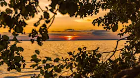 Sierpniony zachód nad jeziorem Dargin 2024 - zdjęcie 9