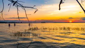 Sierpniony zachód nad jeziorem Dargin 2024 - zdjęcie 7