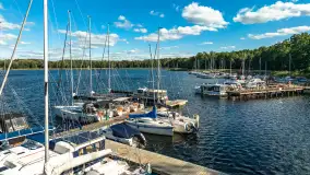 Jezioro Kisajno i port Łabędzi Ostrów, koniec września 2024 r. - zdjęcie 8