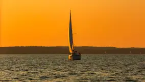 Mazury przed zachodem słońca nad jeziorem Śniardwy i Mikołajskie, wrzesień 2024 r. - zdjęcie 16