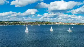 Regaty Bocianie Gniazdo Sailing Cup 2024 raz jeszcze, z lotu ptaka - zdjęcie 4