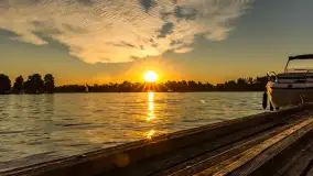 Zachód słońca nad jeziorem Bocznym, Marina Lester Club, lipiec 2024 r. - zdjęcie 4