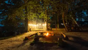 Przystań Kochaj Mazury nad jeziorem Bełdany, wersja nocna - zdjęcie 7