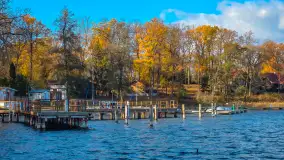Łabędzi Ostrów w Pięknej Górze w jesiennych barwach - zdjęcie 10