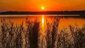 Zachód słońca nad jeziorem Mamry, wrzesień 2024 r. - zdjęcie 9