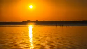 Zachód słońca nad jeziorem Dargin, Dziki Harsz, wrzesień 2024 r. - zdjęcie 5