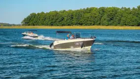 Początek września nad jeziorem Kisajno z wody - zdjęcie 8