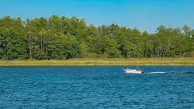 Początek września nad jeziorem Kisajno z wody - zdjęcie 18