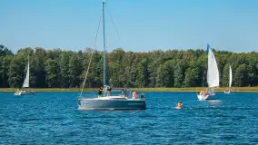 Początek września nad jeziorem Kisajno z wody - zdjęcie 16