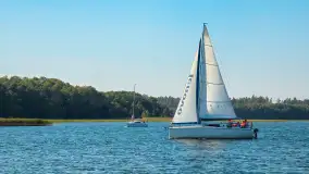 Początek września nad jeziorem Kisajno z wody - zdjęcie 7