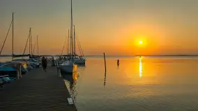 Zachód słońca nad Darginem złapany z wody, wrzesień 2024 r. - zdjęcie 13