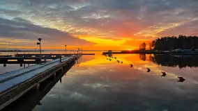 Wschód słońca PTTK Wilkasy, Niegocin, grudzień 2024 r. - zdjęcie 14