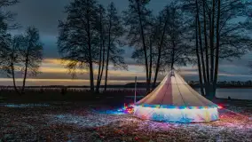 Zimowe mobilne biuro Mazury24, czyli Arek na biwaku, grudzień 2024 r. - zdjęcie 3