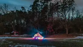 Zimowe mobilne biuro Mazury24, czyli Arek na biwaku, grudzień 2024 r. - zdjęcie 33