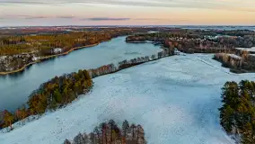 Zachód słońca nad jeziorem Tajty, styczeń 2025 r. - zdjęcie 32