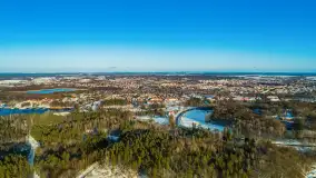 Zimowe Mazury na ujęciach z drona, styczeń 2025 r. - zdjęcie 10