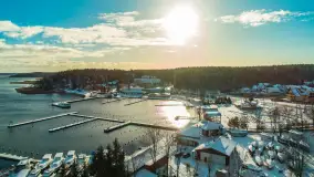 Zimowe Mazury na ujęciach z drona, styczeń 2025 r. - zdjęcie 15