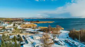 Zimowe Mazury na ujęciach z drona, styczeń 2025 r. - zdjęcie 1