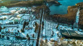 Zimowe Mazury na ujęciach z drona, styczeń 2025 r. - zdjęcie 28