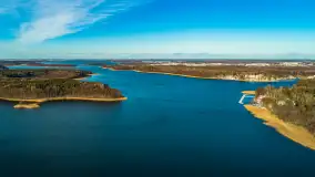 Zimowe Mazury na ujęciach z drona, styczeń 2025 r. - zdjęcie 20