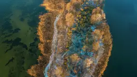 Zimowe Mazury na ujęciach z drona, styczeń 2025 r. - zdjęcie 22