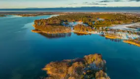 Zimowe Mazury na ujęciach z drona, styczeń 2025 r. - zdjęcie 14