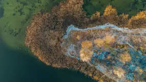 Zimowe Mazury na ujęciach z drona, styczeń 2025 r. - zdjęcie 18