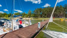 Port Piękny Brzeg nad jeziorem Święcajty w 2018 roku - zdjęcie 2