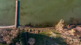 Popołudnie nad jeziorem Kisajno przy Pierkunowie, styczeń 2025 r. - zdjęcie 35