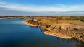 Popołudnie nad jeziorem Kisajno przy Pierkunowie, styczeń 2025 r. - zdjęcie 26