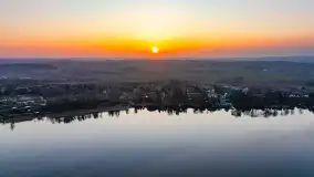 Zachód słońca nad jeziorem Tałty, luty 2025 r. - zdjęcie 20