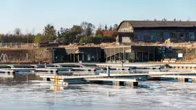 Przystań Nautica w zimowej scenerii, luty 2025 r. - zdjęcie 24