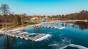 Przystań Nautica w zimowej scenerii, luty 2025 r. - zdjęcie 1