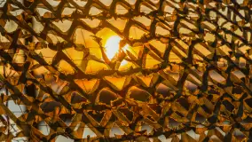 Zachód słońca nad jeziorem Mamry, Zwierzyniecki Róg, marzec 2025 r. - zdjęcie 19