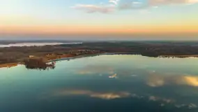 Zachód słońca na Fuledzie, jezioro Dobskie, marzec 2025 r. - zdjęcie 20