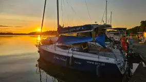 Wschody słońca w Łabędzim Ostrowiu nad jeziorem Kisajno - zdjęcie 6