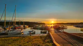 Wschody słońca w Łabędzim Ostrowiu nad jeziorem Kisajno - zdjęcie 11