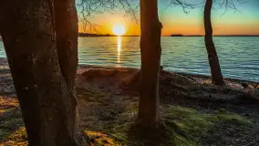 Zachód słońca nad Darginem, marzec 2025 r. - zdjęcie 24